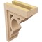 Ekena Millwork 5"W x 10"D x 15"H Classic Sheridan Rough Cedar Woodgrain TimberThane Corbel, Primed Tan CORUR05X10X15SHERCPR - alternate 4